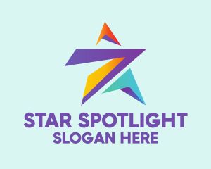 Geometric Business Star  logo design