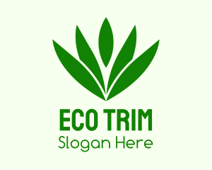 Garden Eco Leaf logo design