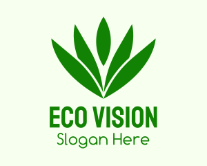 Garden Eco Leaf logo design