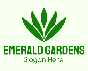 Garden Eco Leaf logo design