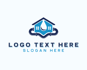 House - House Plumber Handyman logo design