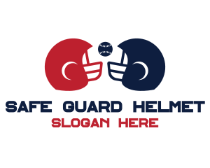 Helmet - Baseball Sports Helmet logo design