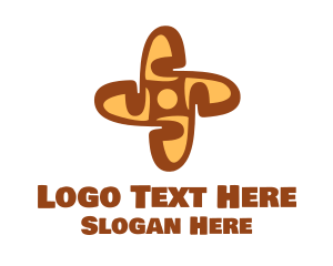 Bread Basket - Baguette Bread Cross logo design