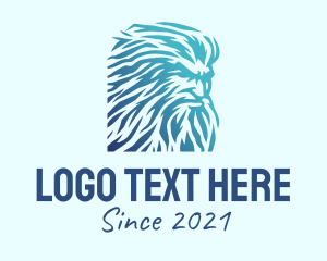 Poseidon - Gradient Zeus Outline logo design