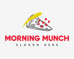 Brunch - Modern Pizzeria Restaurant logo design