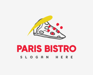 Modern Pizzeria Restaurant logo design