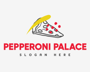 Pepperoni - Modern Pizzeria Restaurant logo design