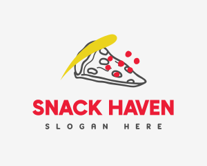 Modern Pizzeria Restaurant logo design