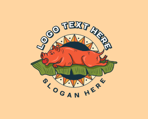 Roasted Pig - Filipino Roasted Pig Restaurant logo design