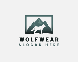 Pet - Mountain Dog Wolf logo design