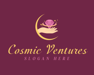 Luxury Cosmic Diamond logo design