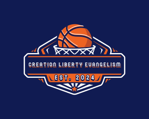 Basketball Sport Tournament logo design