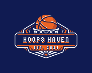 Hoops - Basketball Sport Tournament logo design