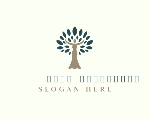 Beauty - Woman Tree Natural Eco logo design