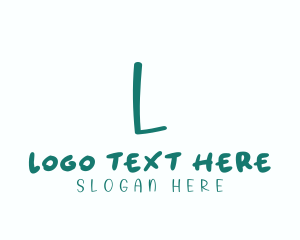 Handwriting - Handwritten Kid Daycare logo design