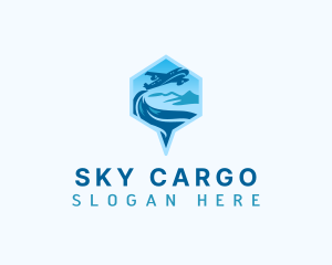 Travel Plane Flight logo design