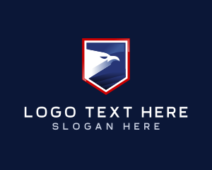 Veteran - American Eagle Security Shield logo design
