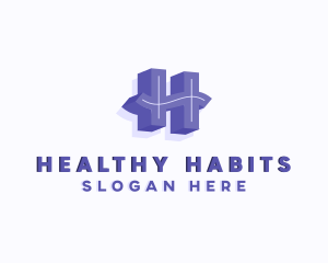 Professional Brand Letter H logo design