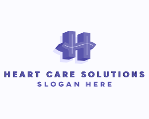 Professional Brand Letter H logo design