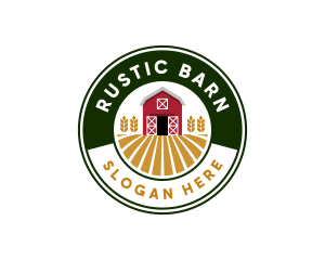 Barn House Badge logo design