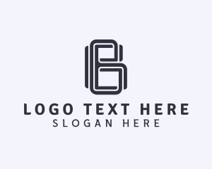 Interior Designer - Architect Interior Design Letter B logo design