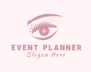 Perm - Woman Eyelash Cosmetics logo design