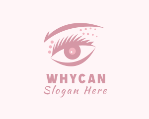 Eyelash - Woman Eyelash Cosmetics logo design