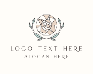 Gemstone Crystal Jewelry logo design