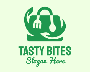 Organic Lunch Bag logo design