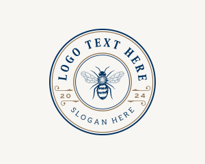 Eco - Bee Apiary Honey logo design