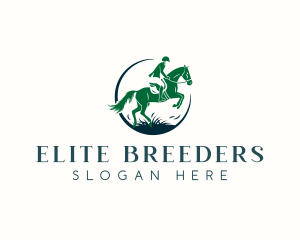 Equestrian Horse Race logo design