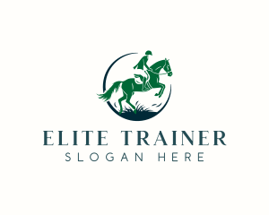 Equestrian Horse Race logo design