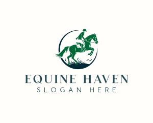 Equestrian Horse Race logo design