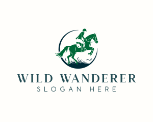 Equestrian Horse Race logo design