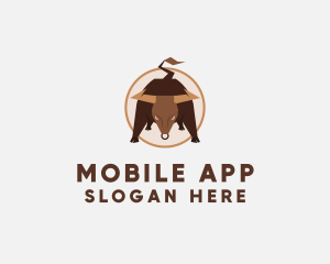 Rodeo Bull Horn Logo