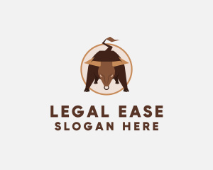 Livestock - Rodeo Bull Horn logo design