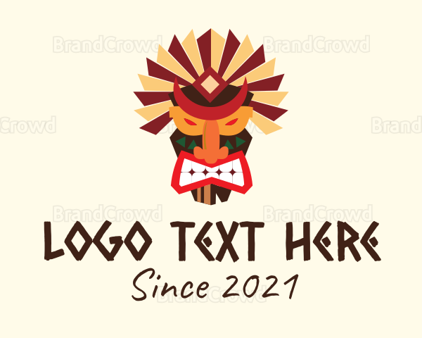 Fierce Tiki Mask Logo