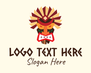 Fierce Tiki Mask Logo