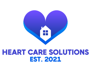 Heart Shelter House  logo design