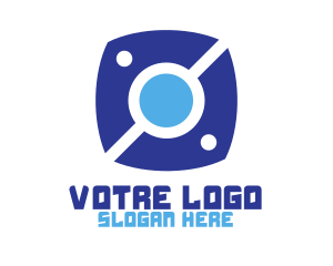 Electronics Boutique - Blue High Tech Surveillance logo design