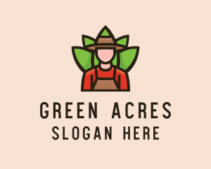 Land - Garden Farmer Landscaping logo design