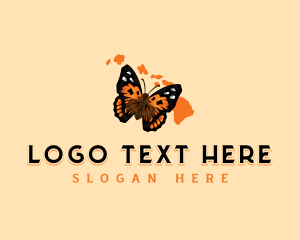 Hawaii - Kamehameha Butterfly Hawaii logo design