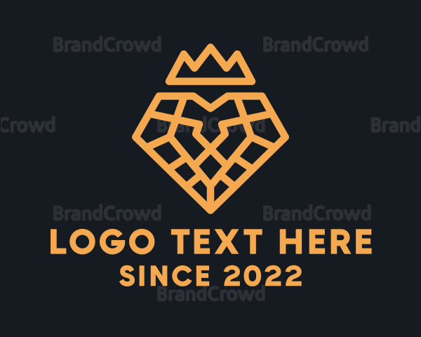Corporate Lion Crown Logo