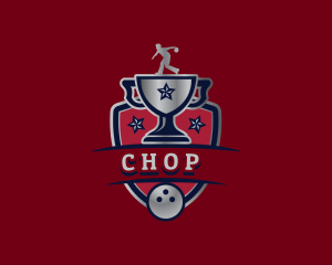 Varsity - Bowling Champion Trophy logo design
