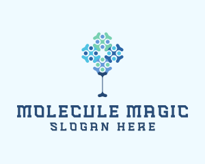 Molecule - Molecule Tree Tech Venture logo design