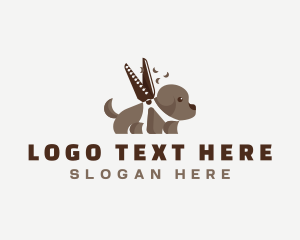 Canine - Dog Grooming Scissors logo design