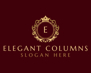 Elegant Royal Crown   logo design