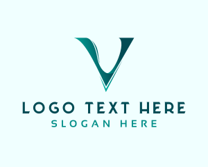 App - Generic Beauty Firm Letter V logo design