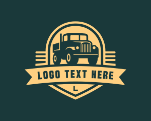 Transportation - Trucking Cargo Transport logo design