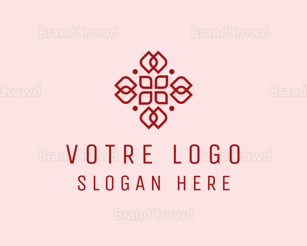Flower Petals Pattern Logo